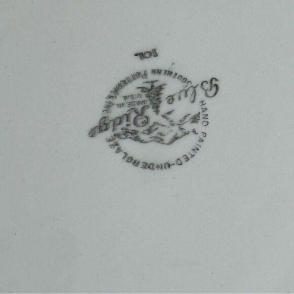 Vintage Blue Ridge Pottery Ivy Plate - Mid-Century Modern - Picture 5 of 6